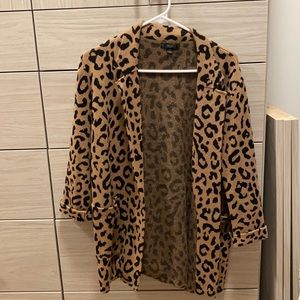 Leopard blazer